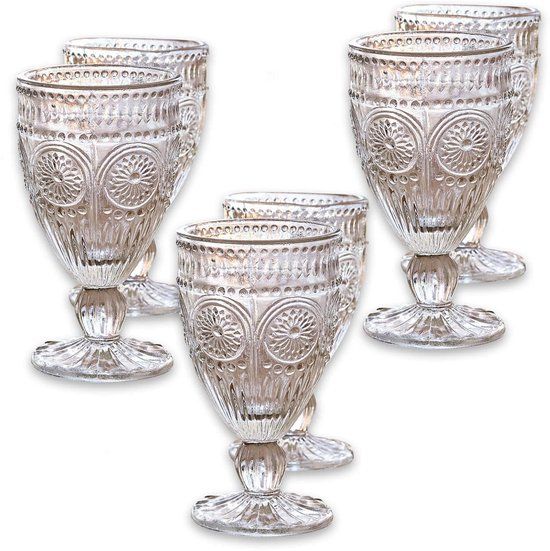 LOBERON Glas set van 6 Leatrice helder