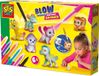 SES Creative 14335 Blow Airbrush pennen - Safari Dieren 6x - Set de loisirs créatifs pour enfants dès 5 ans - décorez 6 figurines de safari