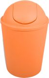 MSV Kantelbak Prullenbak AKO Collectie - Oranje Plastic - Inclusief Deksel