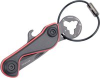 Troika Sleutelhanger Mini Multi-tool 9 Functies Rood/Zwart