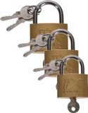 Eurocatch Outdoor Hangslotset - 3 stuks - Goud