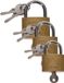 Eurocatch Outdoor Hangslotset - 3 stuks - Goud