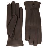Roeckl Vingerhandschoenen 'ANTWERPEN PLAIN' kastanjebruin / chocoladebruin / donkerbruin