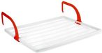 PLASTICFORTE Petit étendoir pliable - 4 mètres de corde à linge - petit - Suspendable - 50x62 cm - étendoir