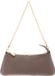 Coccinelle Leren schoudertas C-Me Chain Mini Bag Grained Leather Warm Taupe