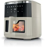 Bosch MAF671C0 Airfryer XXL - Serie 6 - 7,2L - Shake alarm - Kijkvenster - Warmhoudfunctie - 7 programma's - Tot 5 personen - Dark Cream