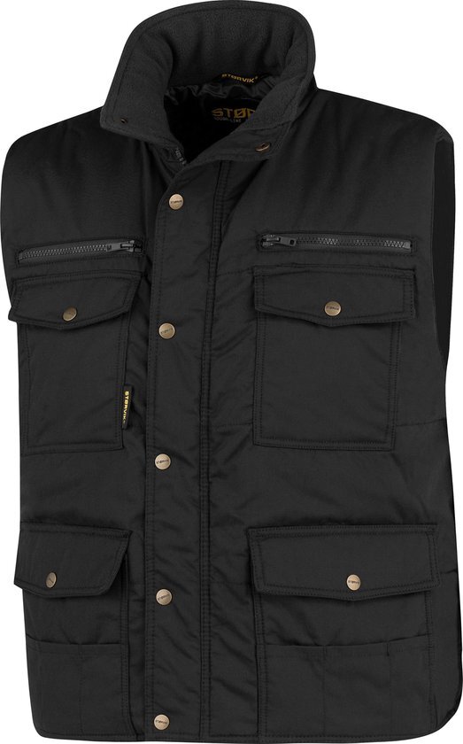 StÃ¸rvik Storvik Bodywarmer Heren Zwart - Maat XL 54 - Pocket