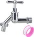 Sans marque Robinet extérieur 1/2" - Laiton - Antigel - Argent