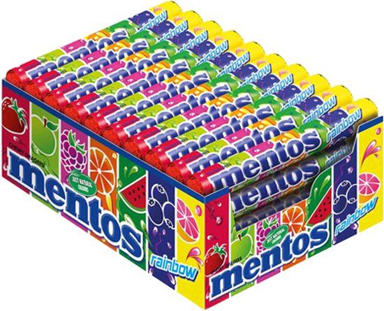 Mentos - Rainbow - 40 Rollen