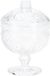 Excellent Houseware Bonbonniere met deksel - transparant deco glas - 10 x 15 cm - snoeppot - tafel model