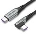 Vention TAKHF câble USB USB 2.0 1 m USB C vers USB A 100W Gris