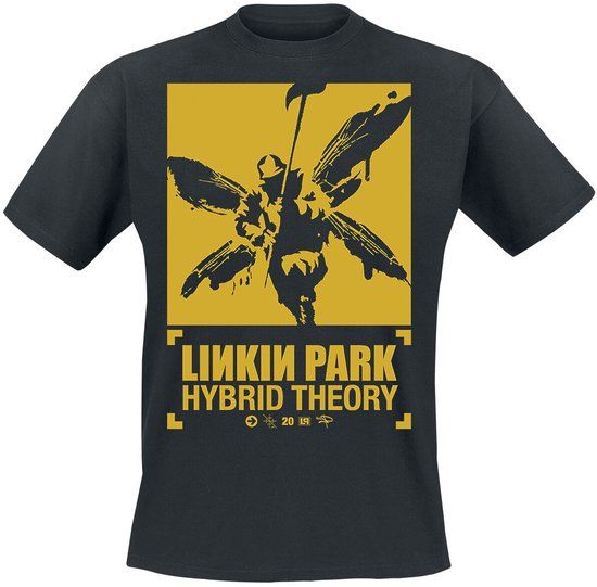 Linkin Park 20th Anniversary Unisex T-shirt - Zwart - 4XL