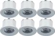 Velvalux LED Veranda Spot Verlichting 6-Pack - 1W - Natuurlijk Wit 4000K - Dimbaar - Rond - Wit - Ø31mm