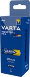 VARTA 04006211394 Industrial Batterij AA Mignon Alkaline batterijen LR6 - Verpakking met 40 stuks, Made in Germany, Blauw/Geel