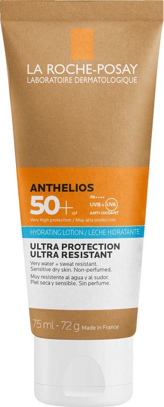 La Roche-Posay Anthelios Zonnebrand SPF50+ 75ml ECO-tube - melk textuur, voor een gevoelige huid - gezicht en lichaam