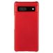 Google Pixel 7a Coque en Plastique Caoutchouté - Rouge