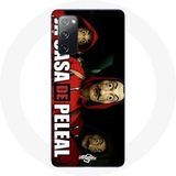 Maniacase Hoesje voor Samsung Galaxy S20 FE La casa de papel Maskers van Dali