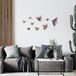 Stijlvol decoratief metalen wandaccessoire, 142 x 65,5 cm, duurzaam 1,20 mm metaal en 3 mm hout, perfect voor moderne woondecoratie en kantoorruimtes