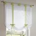 Merkloos Romeinse Gordijnen - Vouwgordijnen Voile - Raamdecoratie - Verstelbare Hoogte - 60x140cm - Groen