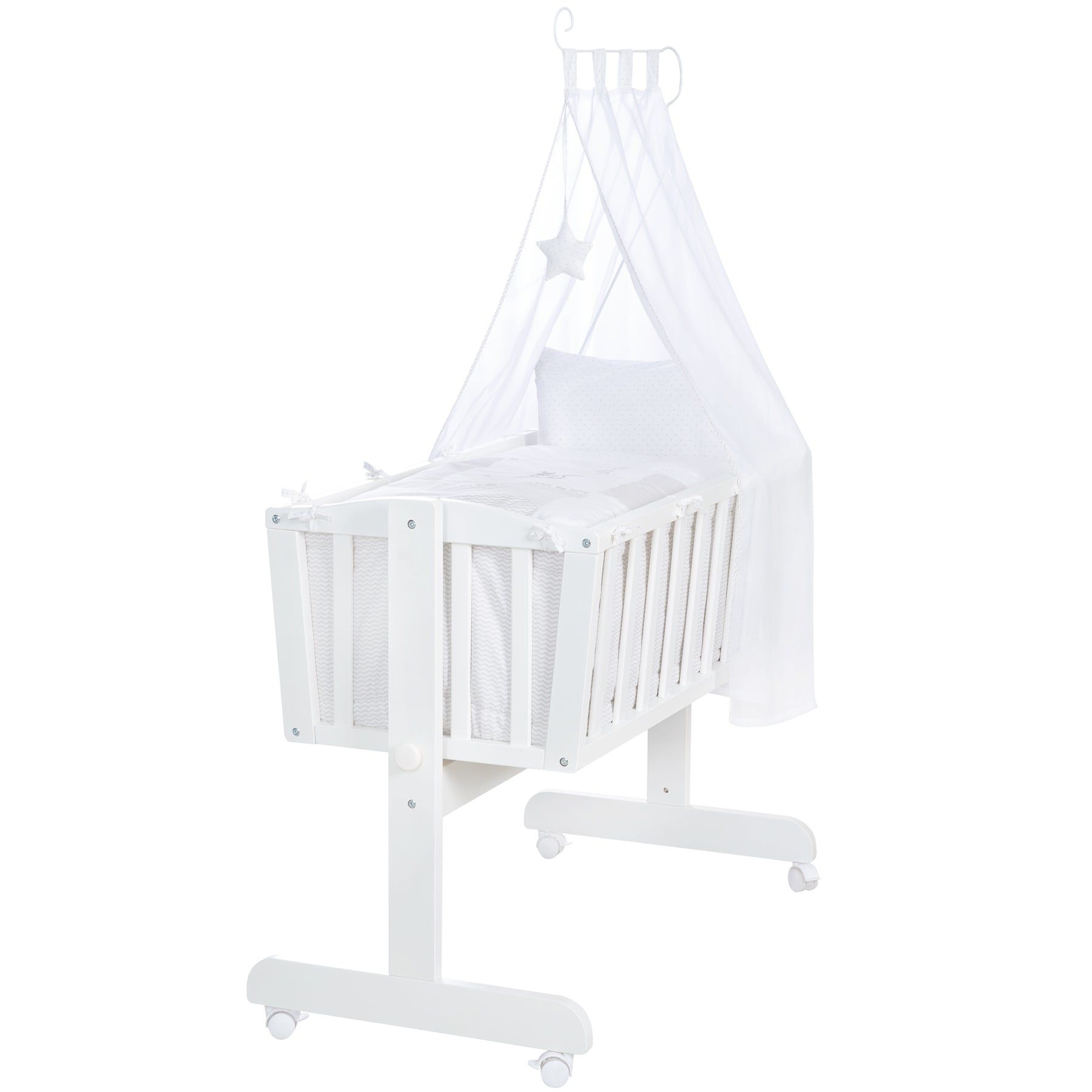 roba Complete wiegset wit Fox & Bunny