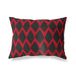 BonaMaison Rood-Zwart Decoratieve Kussensloop, Kussenhoezen Bank, Decoratieve Kussenhoesjes, Kussensloop; Sofa, Slaapkamer, Kantoor, Auto 45x60 Cm - Ontworpen en vervaardigd in Turkije
