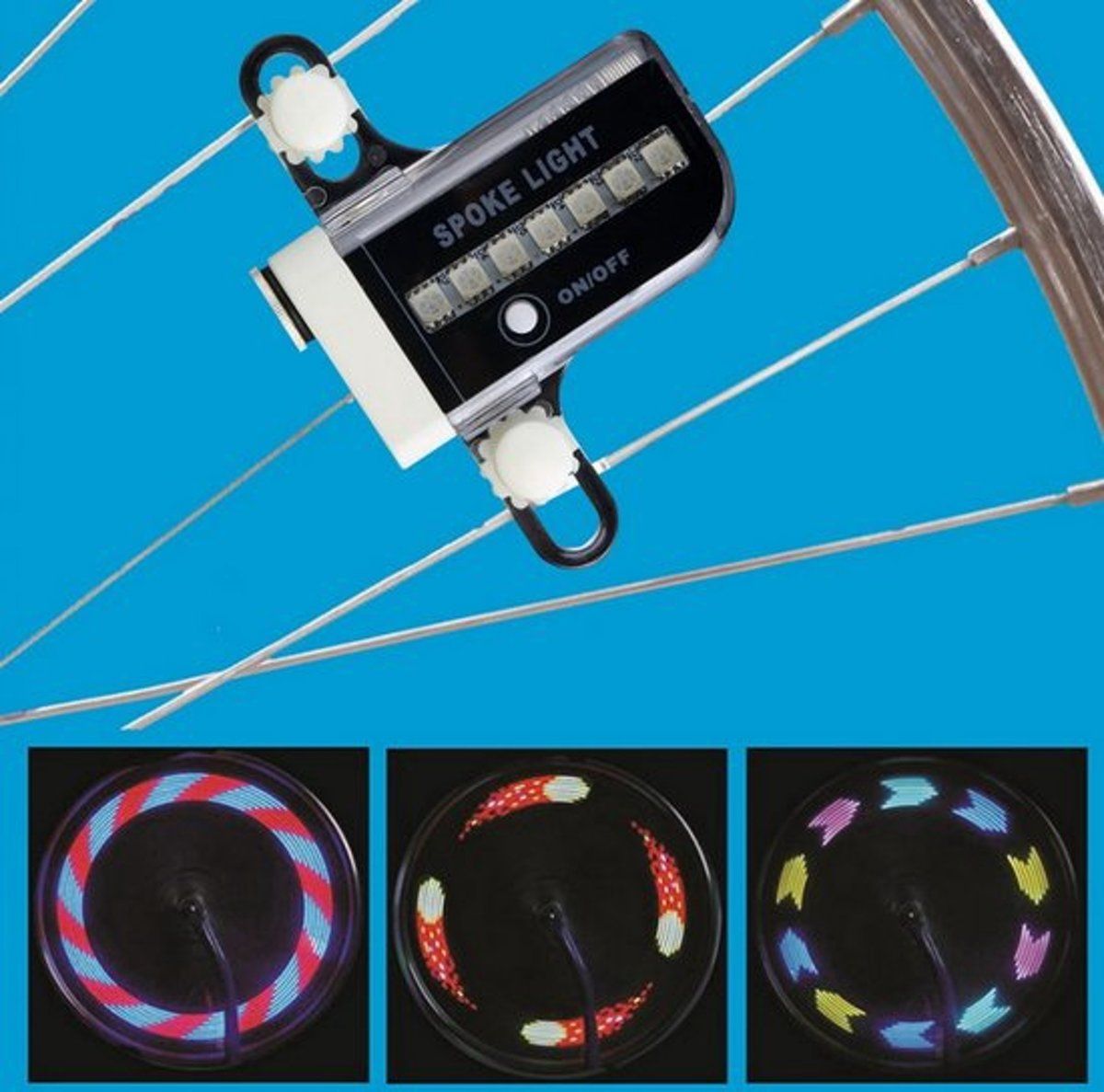 Hermans Tweewielers LED Fietswiel Spaak Licht Kinderen - Spaakverlichting / Fietswielverlichting