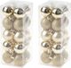 Cosy & Trendy 40 pièces petites boules de Noël en plastique or 3 cm mat/brillant/pailleté