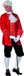 Wilbers Middeleeuwse Markies kostuum - Maat 60 - Rood - Zalm