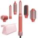 HITTIONA 6-in-1 airstyler, auto-wrap krultang & high-speed ionen-föhn, warmluchtborstel, stijlborstel, volumeborstel, haarstyler voor vrouwen, dagelijks gebruik, thuis en reizen, met reistas