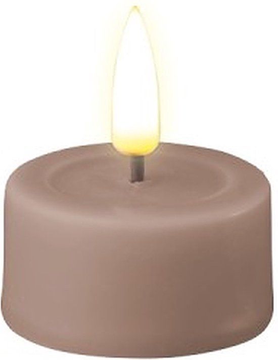 Deluxe Homeart Luxe LED Tealight Candle - Rose - 2 stuks