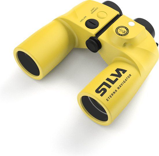 Silva Eterna Navigator 3 Binoculars 7x50 - Geel - Met Kompas & Nachtmodus