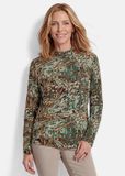 Goldner Shirt Shirt met opstaande kraag en lange mouwen