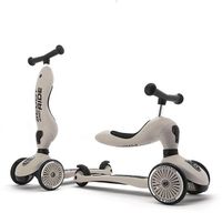 Scoot & Ride Highwaykick 1 Step - Loopfiets Ash - Wit
