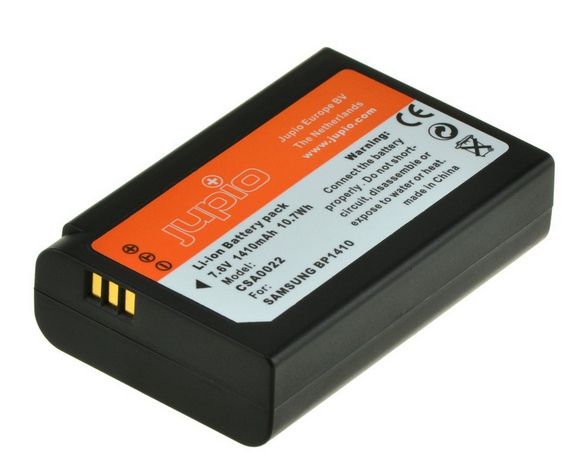 Jupio CSA0022 - Camera Accu - Li-Ion - 1410 mAh - 7,6 volt - Samsung ED-BP1410