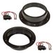 Sound-way Luidspreker-Adapter Autoradio 16,5 cm compatibel met Volkswagen Golf 5, Multivan, Passat, Tiguan, Touran, Transporter