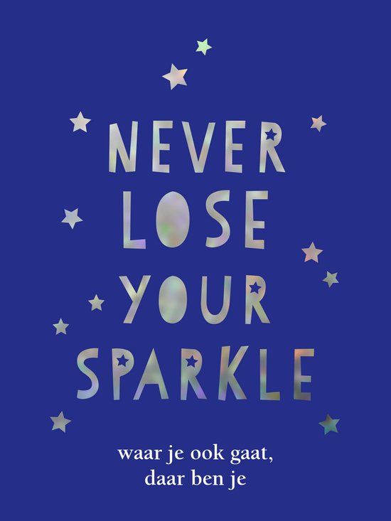 Never Cadeauboeken Never lose your sparkle - cadeauboek