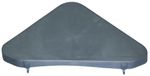 Officemate Verticalmate Hoekplank, leisteen grijs (29322) 14-1/2 x 10 x 1-1/4"