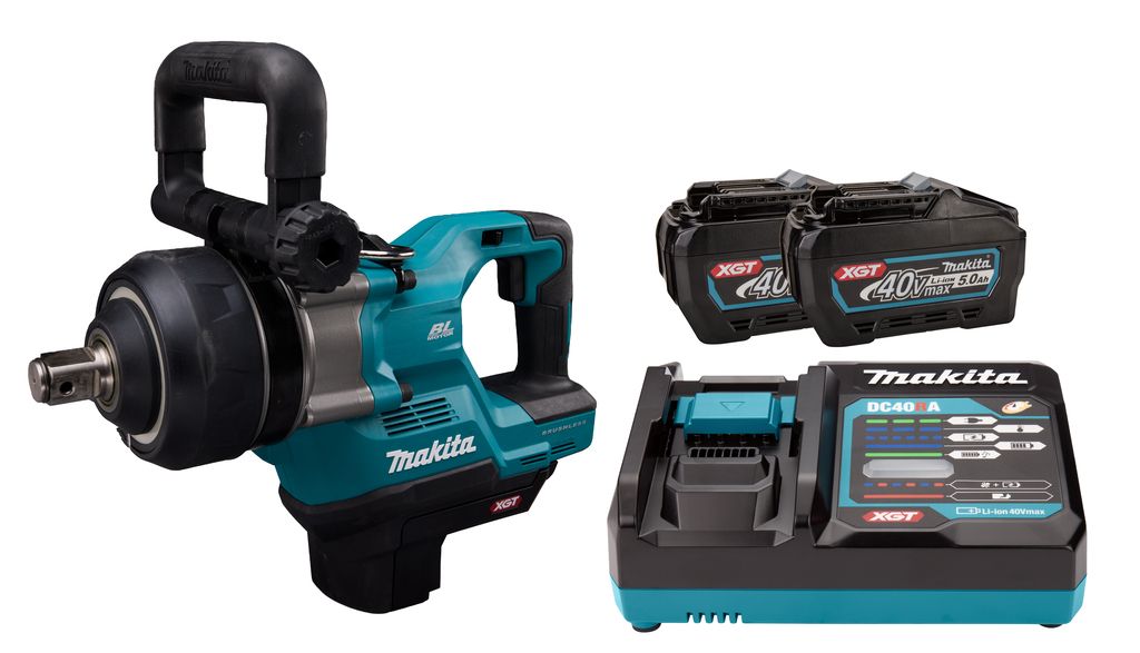 Makita TW009GT201 Accu slagmoersleutel 1 XGT 40 V Max 5.0Ah in koffer
