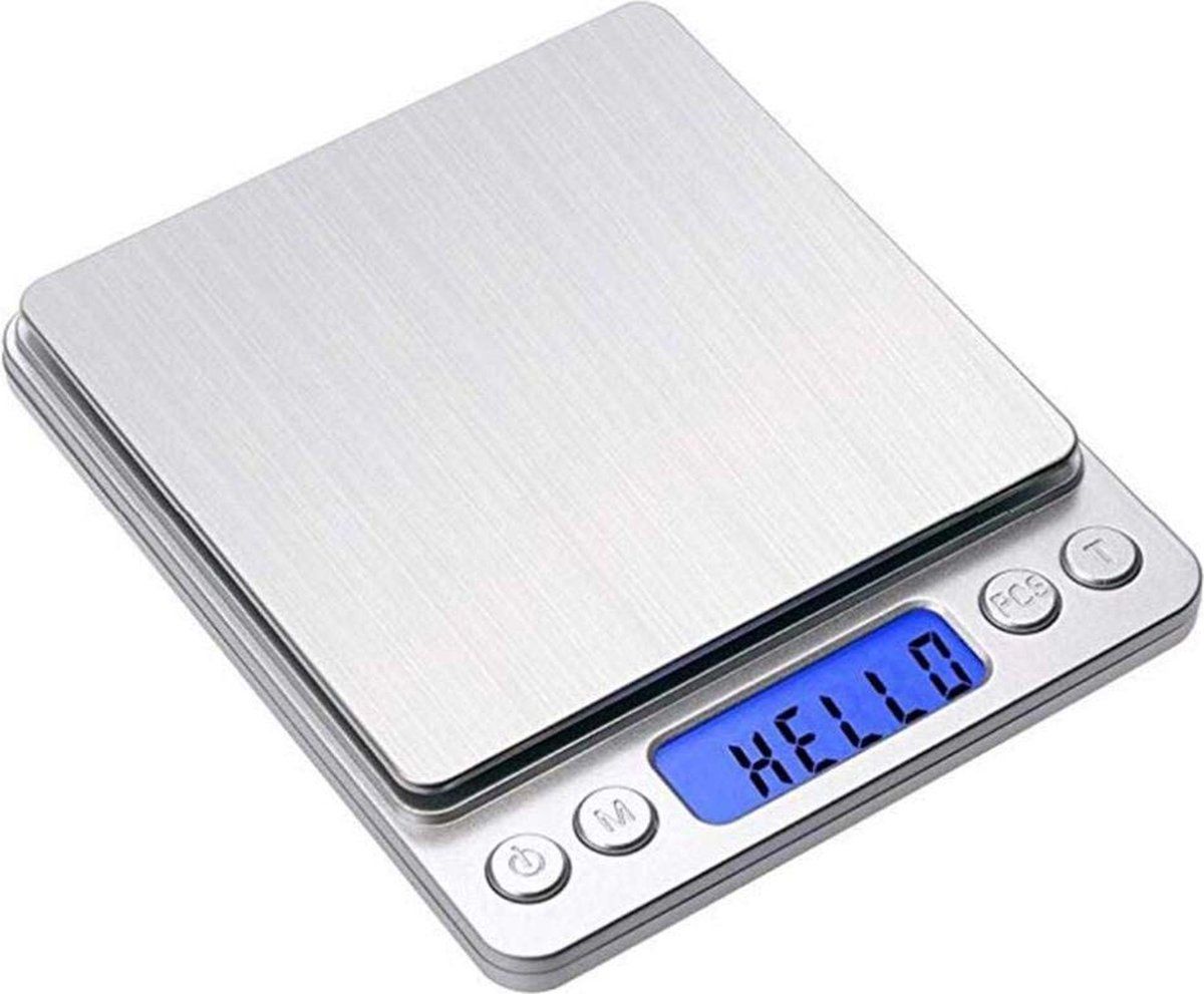 Imtex Precisie Digitale Weegschaal 500 gram x 0.01 gram - RVS - 8719992417902