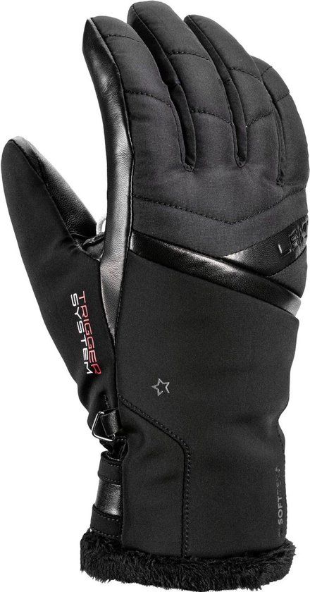 LEKI Snowfox 3D Ski Handschoenen Dames Zwart, Wit