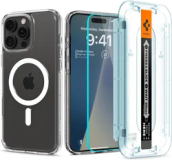Spigen Ultra Hybrid MagFit Pack iPhone 16 Pro Max Hoesje + Tempered Glass