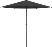 vidaXL Parasol rectangulaire 2,3 x 2,3 m Polyester anthracite