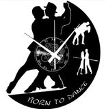 Instant Karma Clocks Tango Walzer Danseres Ballet Vinyl Wandklok