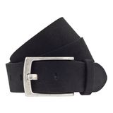 Vanzetti Leren Riem 40mm Leather Belt W80 Black Zwart
