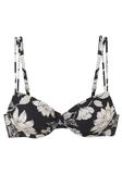 s.Oliver Bikinitop 'LM' zwart / wit