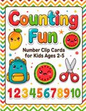 Counting Fun: Number Clip Cards for Kids Ages 2-5