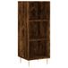 VidaXL Dressoir, bewerkt hout, gerookt eikenkleurig, 34,5x32,5x90 cm