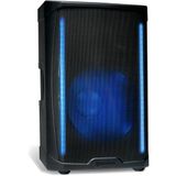 Gemini Sound GD-L215PRO 1300W Bluetooth PA-luidspreker met ledverlichting voor feestjes en 3-kanaals mixer, 15 inch high-performance woofer voor DJ's en feestjes, intuïtief design voor fans