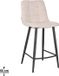 LABEL51 Jelt Barkruk - Naturel - Stof - Laag - Kruk -
