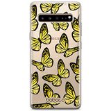 ERT GROUP mobiel telefoonhoesje voor Samsung S10 5G origineel en officieel erkend Babaco patroon Butterflies 002 optimaal aangepast aan de vorm van de mobiele telefoon, gedeeltelijk bedrukt